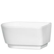 Schälchen, halbrund, Form "Vitruv", Weiß, T 6,5 cm