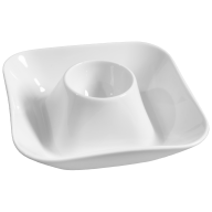 Egg Cup, Shape "nova", white, 11,5 x 11,5 cm