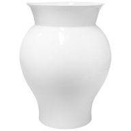 Vase, white, H 45 cm