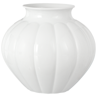 Vase, "Landscape ", mittel, Weiß, H 17 cm