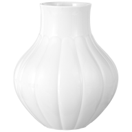 Vase, "Landscape ", large, white, H 21,5 cm