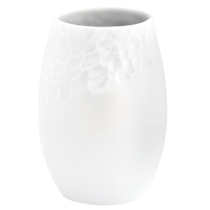 Vase, Faustkeilserie, klein, Weiß, H 16 cm