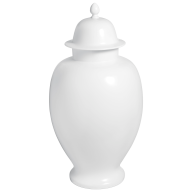 Vase, white, H 64 cm