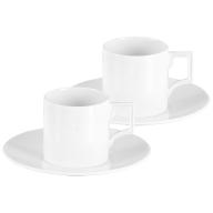 Espresso-Set, Espresso dell'Arte, Weiß