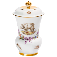 "Exotic Animals" goblet, H 18 cm