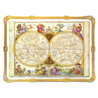 Wall painting "Sea chart", lim. 15, 55 x 75 cm