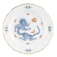 Speiseteller, Form "Neuer Ausschnitt", Ming-Drache, blau, Ø 22 cm