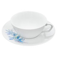 Tea cup & saucer, Shape "MEISSEN® Cosmopolitan", "Giant Bloom", African Lily, V 0,2 l