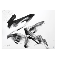 Wandbild Unikat "Wusch IV", 56 x 75 cm