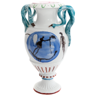 Vase, "Meeresauge", Cornelia Schleime, Unikat, H 27 cm