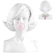 Büste Marilyn Diamonds are a girl's best friend, Unikate Michael Moebius, H 45 cm