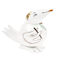Bird, Secretary, H 6 cm
