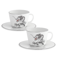 Espresso-Set, 4-tlg., Glücksdrache