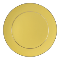 Starter- and Dessert Plate, Shape "No 41", "Urban Colors", yellow, gold, Ø 22 cm