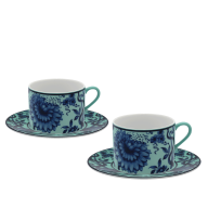 Cappuccino set, 4-pcs, "The Original", celadon