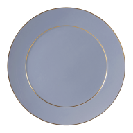 Starter- and Dessert Plate, Shape "No 41", "Urban Colors", blue, gold, Ø 22 cm