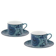 Cappuccino set, 4-pcs, "The Original", petrol