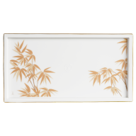 Sushiplatte, Form "MEISSEN® Cosmopolitan", "Golden Bamboo", L 27 cm