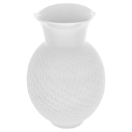 Vase, Shape "Waves Relief", bisque white, H 20,5 cm