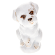 Hund Tierkind, Bunt staffiert, leicht, H 5,5 cm