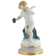 Love always wins, Coloured with Gold, limited, H 21 cm