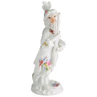 Affenkapelle Fagottist, Blumenbukett, bunt, H 14 cm