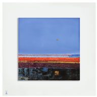 Wandbild, Fenster und Stern, 30 x 30 cm