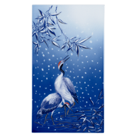 Four Seasons wall painting "Winter", lim. 15, 35 x 20 cm