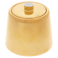 Sugar Bowl, Shape "MEISSEN® Cosmopolitan", Gold, Ø 8,5 cm