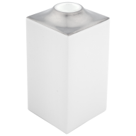 Kerzenhalter, groß, Form "MEISSEN® Cosmopolitan", Platin, H 11 cm