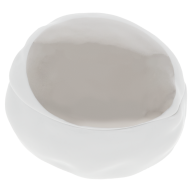 Zitronendose, Platinpunkt, L 7,5 cm