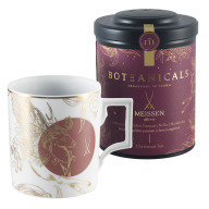 Weihnachtstee-Set, 2-tlg., BOTEANICALS Christmas tea 100g, Henkelbecher, "MEISSEN Christmas Peryton"