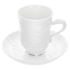 Kaffeetasse, Form "Schwanendessin", Weiß, V 0,15 l