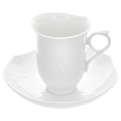 Kaffeetasse, Form "Wellenspiel Relief", V 0,15 l