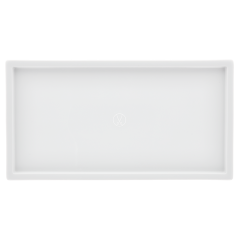 Platte, Form "MEISSEN® Cosmopolitan", Weiß, 28 x 18,5 cm