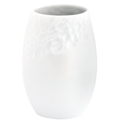 Vase, Faustkeilserie, klein, Weiß, H 16 cm