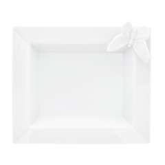 Vide-Poche, "Butterfly Collection", klein, Weiß, 16 x 13,5 cm