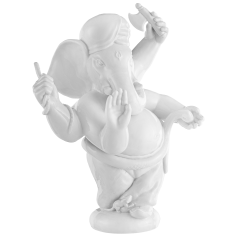 Ganesha, Weiß, H 24,5 cm