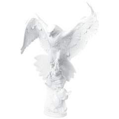 Falke, Weiß, H 75 cm