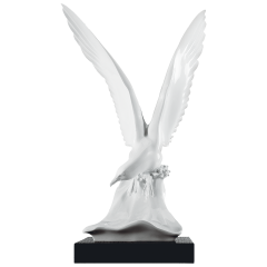 Vogel Möwe, Weiß, H 43 cm