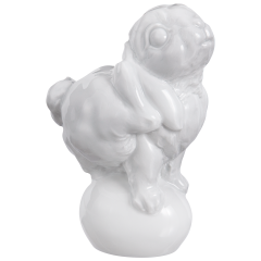 Hase Donna, Weiß, H 12 cm