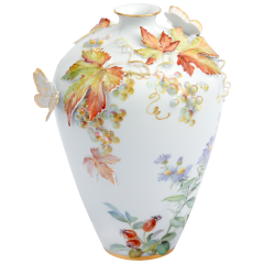 Vase Herbstimpressionen, Lim. 25, H 25,5 cm