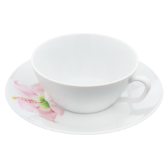 Teetasse, Form "MEISSEN® Cosmopolitan", "Giant Bloom", Hibiskus, V 0,2 l