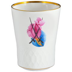 Champagnerbecher, Schwerterrelief, Giant Bloom, H 10,5 cm
