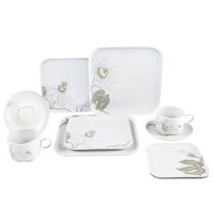 Starter-Set, 10-tlg. für 2 Personen, Form "Nova", Passionsblume