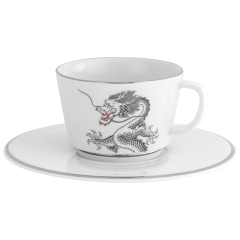 Kaffeetasse, Form "Vitruv", Glücksdrache, V 0,15 l