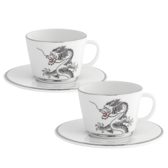 Espresso set, 4-pcs, Fortune Dragon