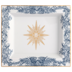 Vide-Poche, groß, "Meissen Christmas Star", blau, 21 x 18,5 cm