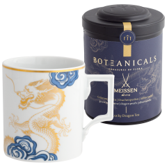 MEISSEN Tee-Set Glücksdrachen, 2-tlg., BOTEANICALS Glücksdrachen-Tee 100g, Henkelbecher, Glücksdrachen
