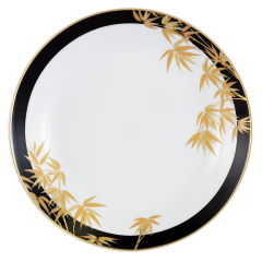 Suppenteller, Form "MEISSEN® Cosmopolitan", "Golden Bamboo", Ø 20,5 cm